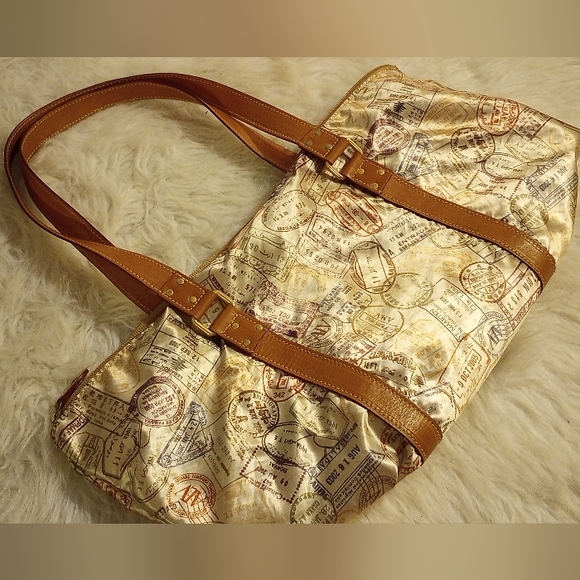 Rare Andare Lontano Viaggiando ALV tote, shoulder, travel bag with crossbody Bag - Picture 4 of 15